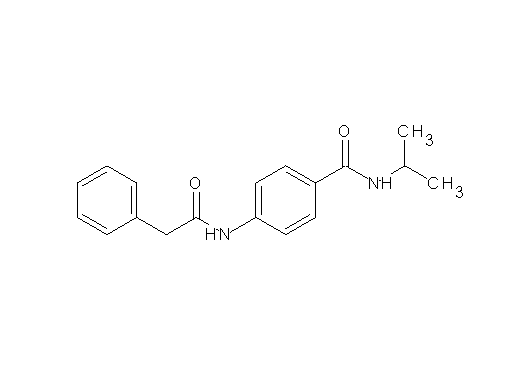 N-isopropyl-4-[(phenylacetyl)amino]benzamide