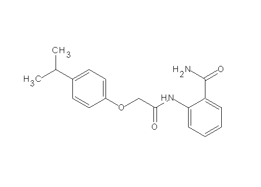 2-{[(4-isopropylphenoxy)acetyl]amino}benzamide