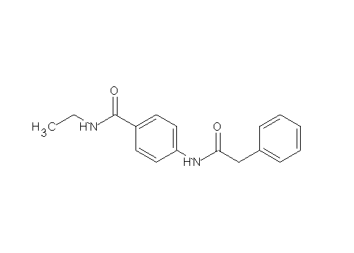N-ethyl-4-[(phenylacetyl)amino]benzamide