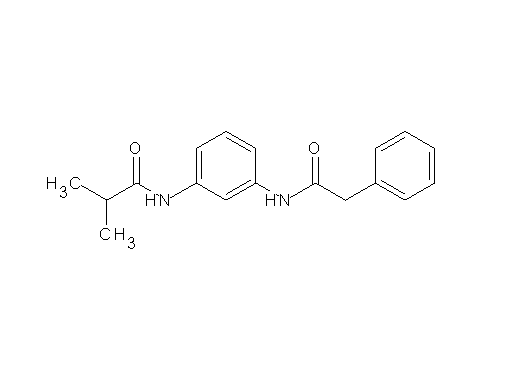 2-methyl-N-{3-[(phenylacetyl)amino]phenyl}propanamide