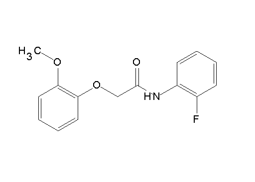 N-(2-fluorophenyl)-2-(2-methoxyphenoxy)acetamide