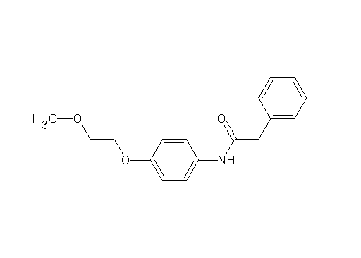 N-[4-(2-methoxyethoxy)phenyl]-2-phenylacetamide