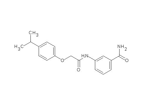 3-{[(4-isopropylphenoxy)acetyl]amino}benzamide