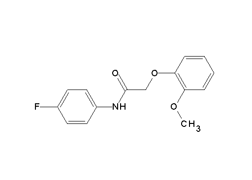N-(4-fluorophenyl)-2-(2-methoxyphenoxy)acetamide