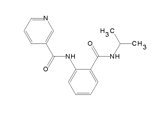 N-{2-[(isopropylamino)carbonyl]phenyl}nicotinamide