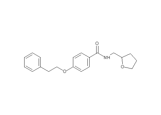 4-(2-phenylethoxy)-N-(tetrahydro-2-furanylmethyl)benzamide