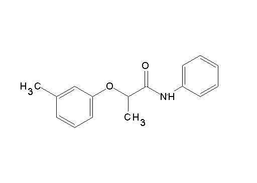 2-(3-methylphenoxy)-N-phenylpropanamide