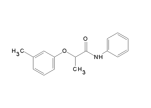 2-(3-methylphenoxy)-N-phenylpropanamide 2-(3-methylphenoxy)-N-phenylpropanamide