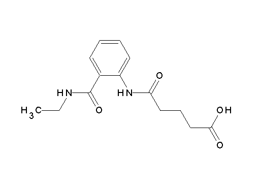 5-({2-[(ethylamino)carbonyl]phenyl}amino)-5-oxopentanoic acid