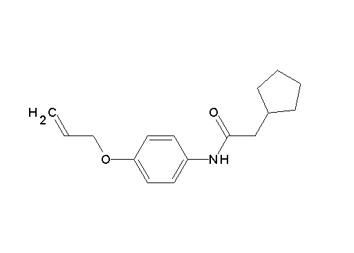 N-[4-(allyloxy)phenyl]-2-cyclopentylacetamide