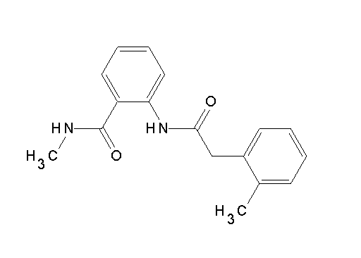 N-methyl-2-{[(2-methylphenyl)acetyl]amino}benzamide