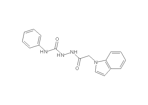 2-(1H-indol-1-ylacetyl)-N-phenylhydrazinecarboxamide