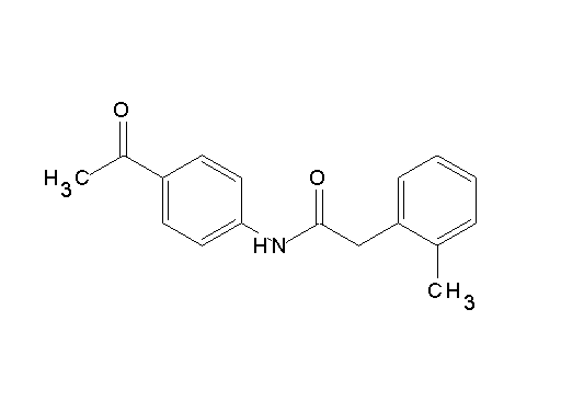N-(4-acetylphenyl)-2-(2-methylphenyl)acetamide