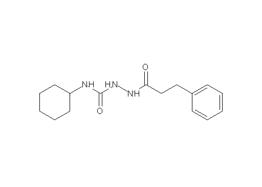 N-cyclohexyl-2-(3-phenylpropanoyl)hydrazinecarboxamide