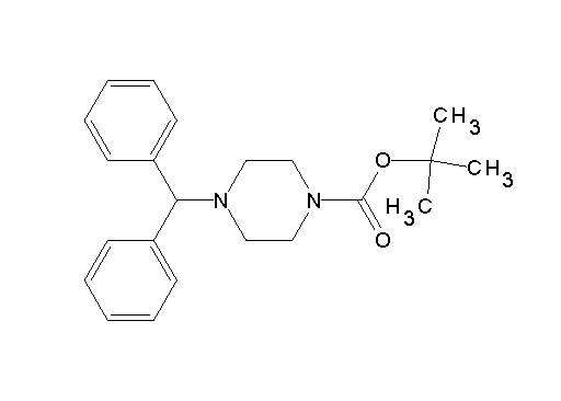 tert-butyl 4-(diphenylmethyl)-1-piperazinecarboxylate