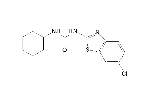 N-(6-chloro-1,3-benzothiazol-2-yl)-N'-cyclohexylurea