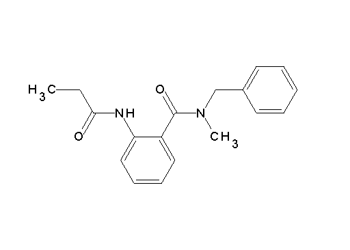 N-benzyl-N-methyl-2-(propionylamino)benzamide