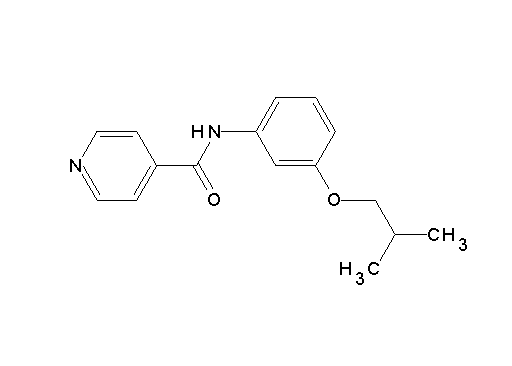N-(3-isobutoxyphenyl)isonicotinamide