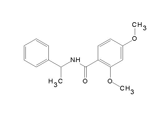 2,4-dimethoxy-N-(1-phenylethyl)benzamide