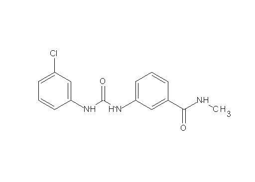 3-({[(3-chlorophenyl)amino]carbonyl}amino)-N-methylbenzamide