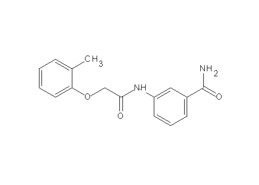 3-{[(2-methylphenoxy)acetyl]amino}benzamide