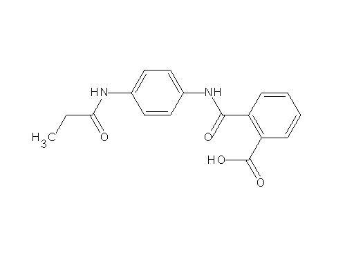 2-({[4-(propionylamino)phenyl]amino}carbonyl)benzoic acid