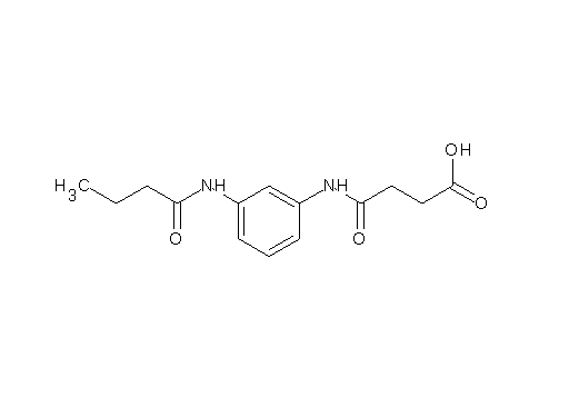 4-{[3-(butyrylamino)phenyl]amino}-4-oxobutanoic acid