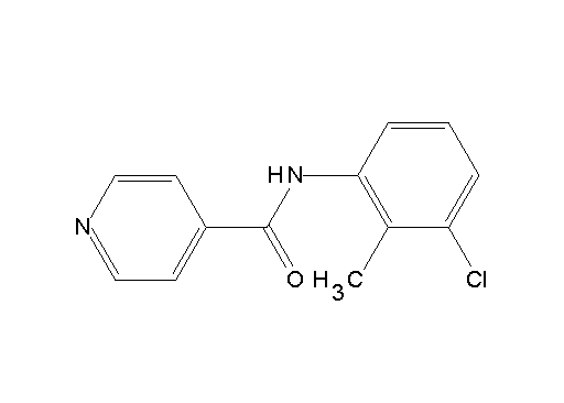 N-(3-chloro-2-methylphenyl)isonicotinamide