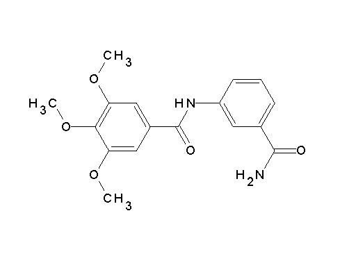 N-[3-(aminocarbonyl)phenyl]-3,4,5-trimethoxybenzamide