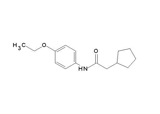2-cyclopentyl-N-(4-ethoxyphenyl)acetamide