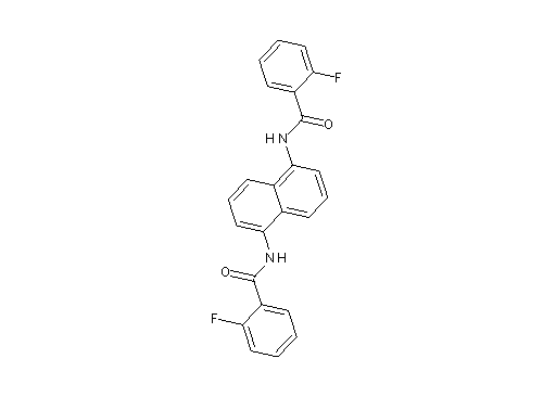 N,N'-1,5-naphthalenediylbis(2-fluorobenzamide)