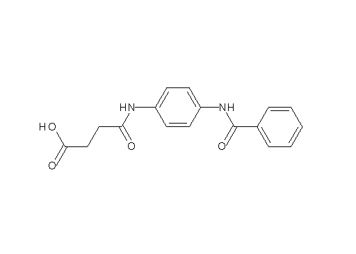 4-{[4-(benzoylamino)phenyl]amino}-4-oxobutanoic acid
