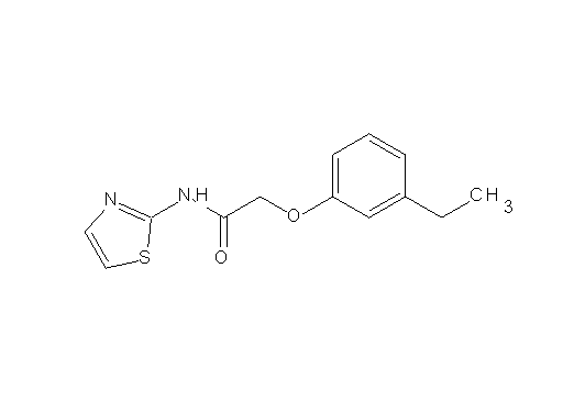 2-(3-ethylphenoxy)-N-1,3-thiazol-2-ylacetamide