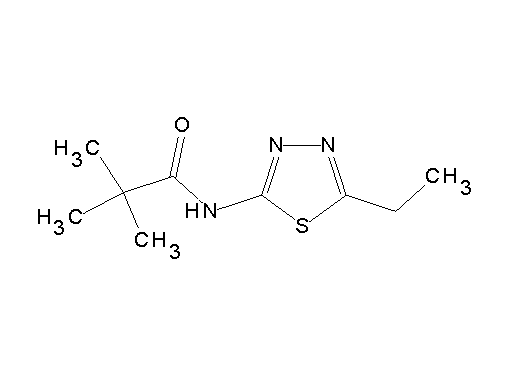 N-(5-ethyl-1,3,4-thiadiazol-2-yl)-2,2-dimethylpropanamide