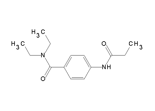N,N-diethyl-4-(propionylamino)benzamide