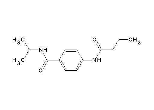 4-(butyrylamino)-N-isopropylbenzamide