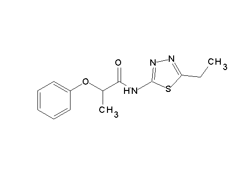 N-(5-ethyl-1,3,4-thiadiazol-2-yl)-2-phenoxypropanamide