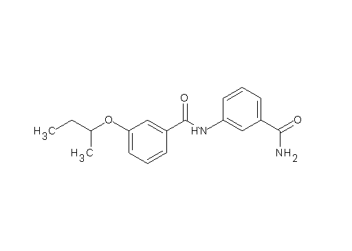 N-[3-(aminocarbonyl)phenyl]-3-sec-butoxybenzamide