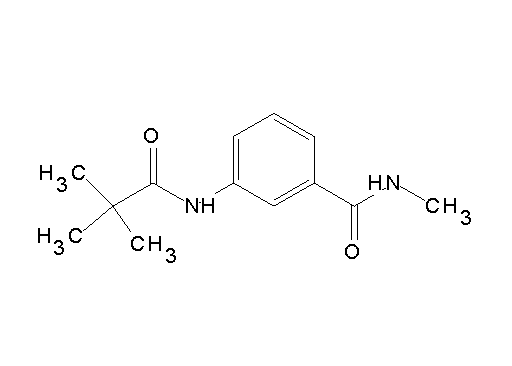 3-[(2,2-dimethylpropanoyl)amino]-N-methylbenzamide