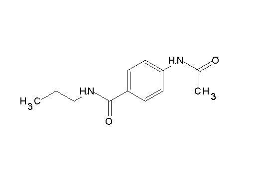 4-(acetylamino)-N-propylbenzamide
