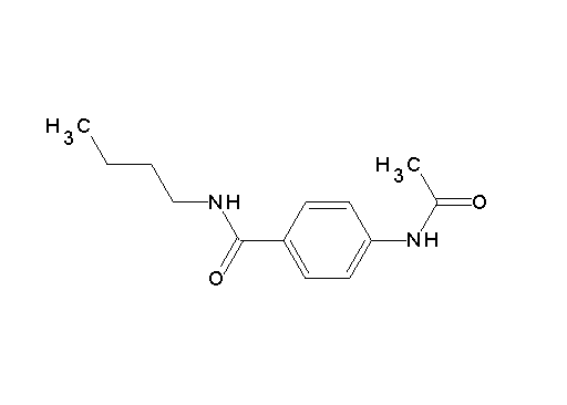 4-(acetylamino)-N-butylbenzamide
