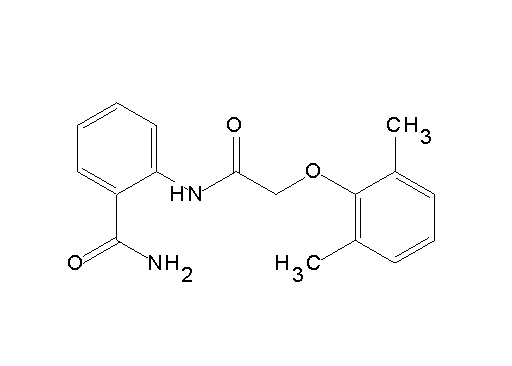2-{[(2,6-dimethylphenoxy)acetyl]amino}benzamide