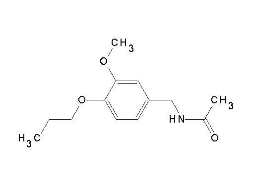 N-(3-methoxy-4-propoxybenzyl)acetamide