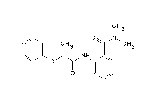 N,N-dimethyl-2-[(2-phenoxypropanoyl)amino]benzamide