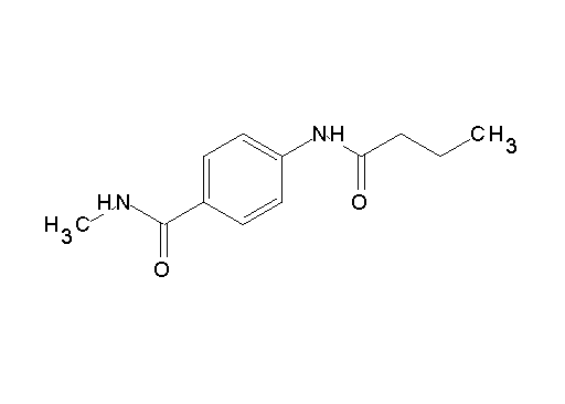 4-(butyrylamino)-N-methylbenzamide