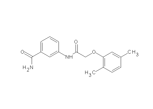 3-{[(2,5-dimethylphenoxy)acetyl]amino}benzamide