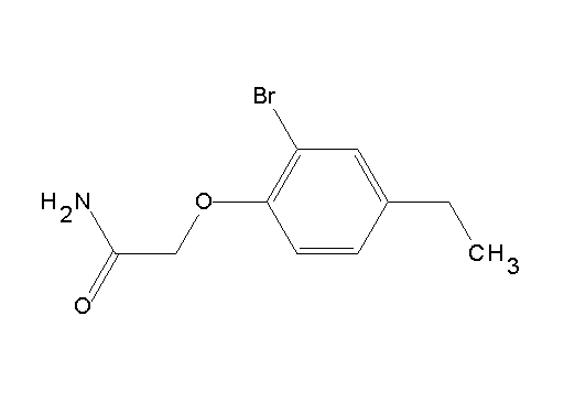 2-(2-bromo-4-ethylphenoxy)acetamide