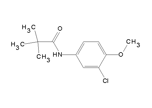 N-(3-chloro-4-methoxyphenyl)-2,2-dimethylpropanamide