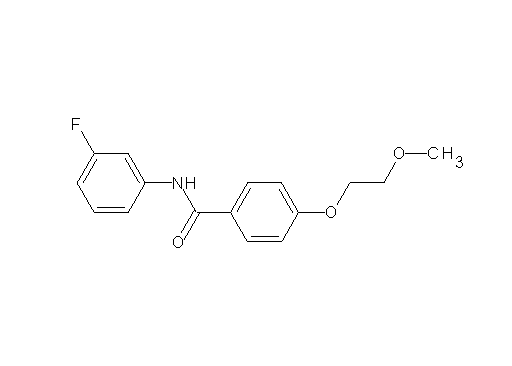N-(3-fluorophenyl)-4-(2-methoxyethoxy)benzamide