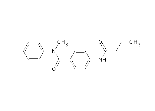 4-(butyrylamino)-N-methyl-N-phenylbenzamide